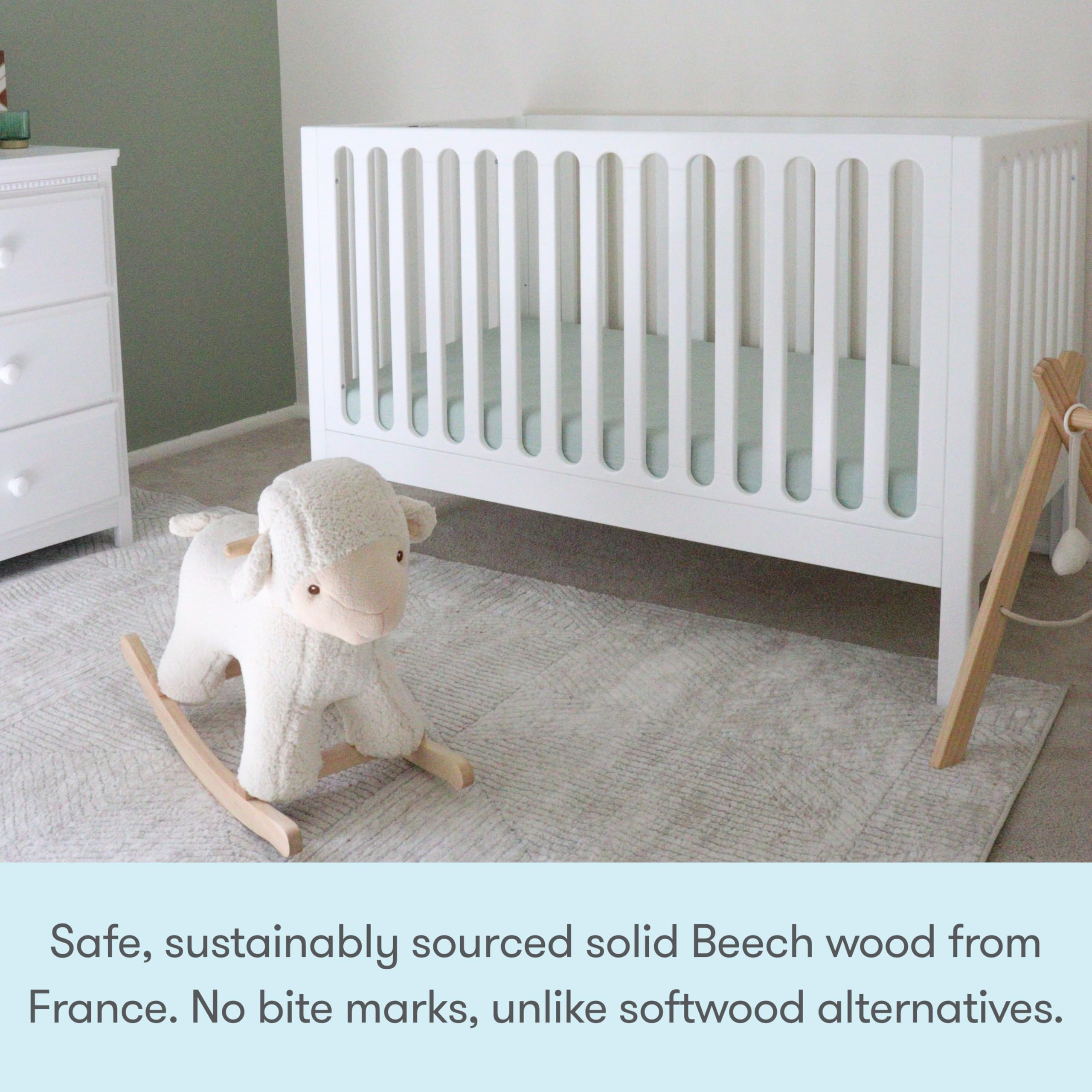 75枚限定 Newton Galileo Amazon.com : Newton Baby Galileo Standard Crib, Solid Beech Wood